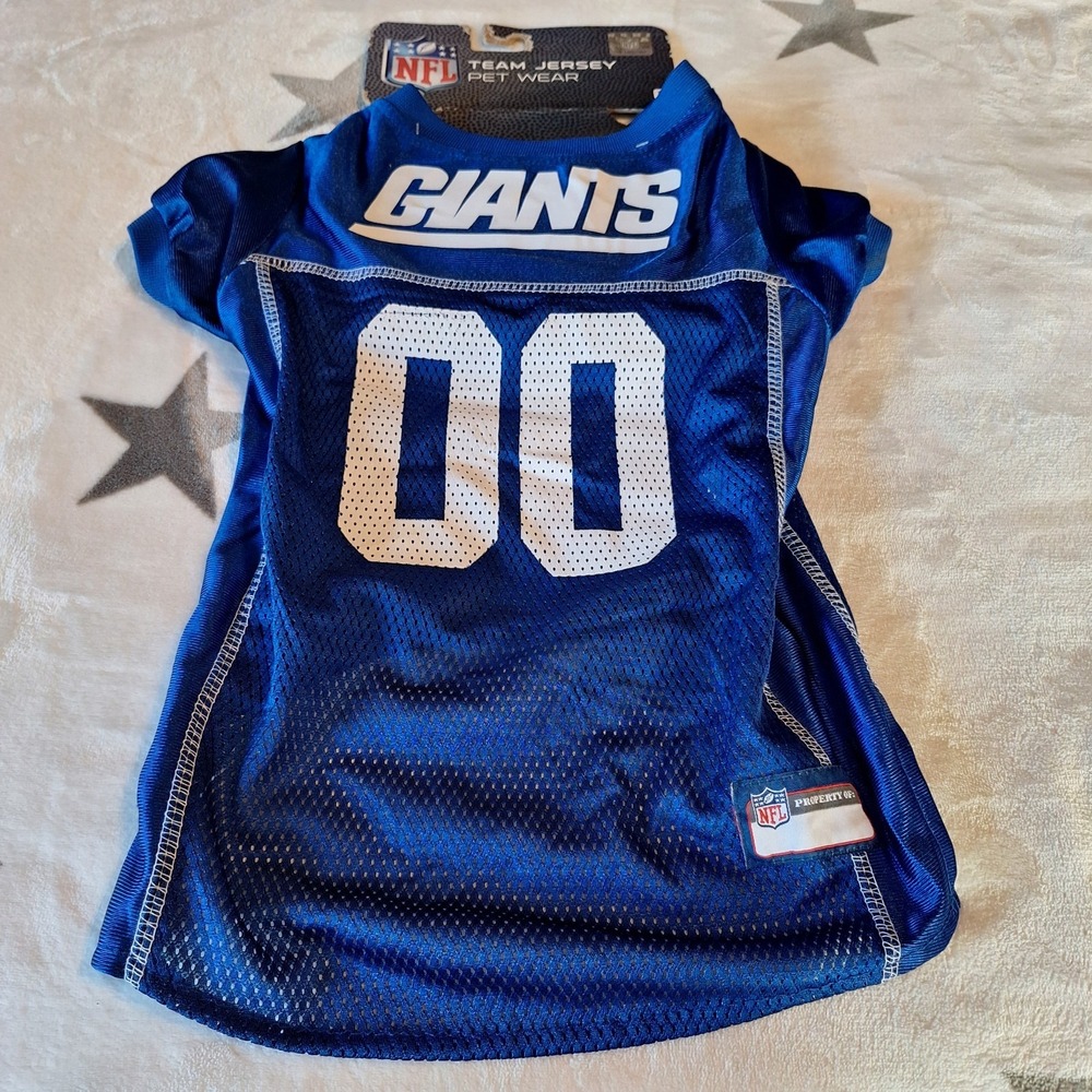 NFL New York Giants Blue Pet Jersey - Team Apparel